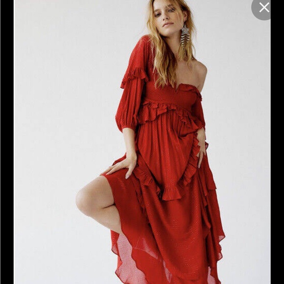 Spell Dresses | Spell and The Gypsy Mermaid Clementine Dress | Color: Red | Size: Xs | Yannydrew1'S Closet